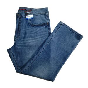 Lucky Brand Mens 223 Straight Stretch 36x29 Classic 5-Pocket Denim Jeans Lt Blue